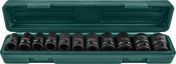 Набор ударных головок 1/2" JONNESWAY S03A4111S 10-24 мм, 11 предметов 047183