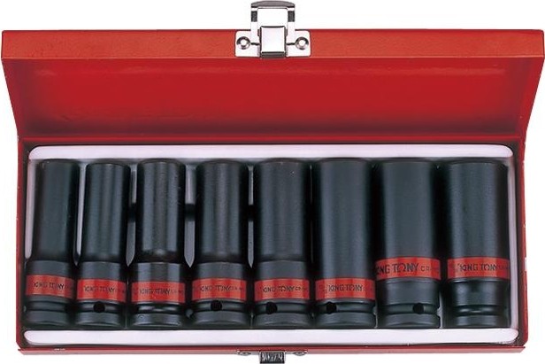 Набор ударных головок 1/2" KING TONY 4410SP 1/2", 8 предметов