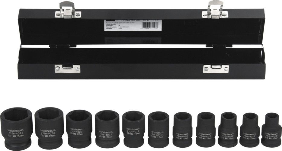 Набор ударных головок 1/2" WiederKraft WDK-710 в0000000008