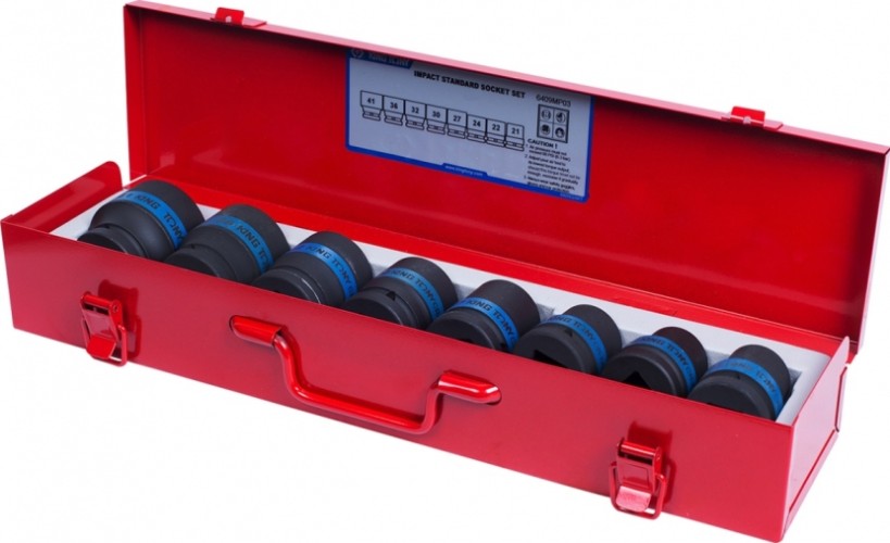 Набор ударных головок 3/4" KING TONY 6409MP03 3/4", 8 предметов