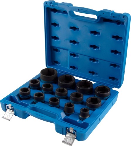 Набор ударных головок 3/4" KING TONY 6424MP 6-ти гранных, 24-65 мм, 14 пр