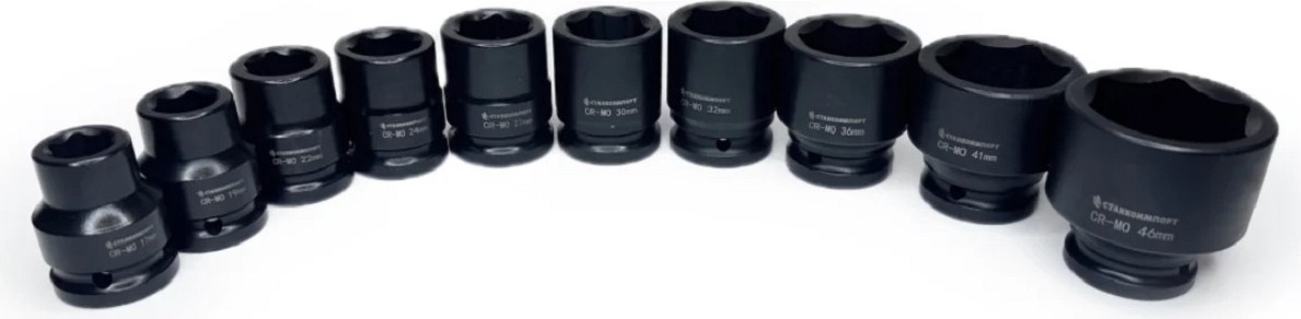 Набор ударных головок 3/4" STANKO CS342310 короткие 17-46 мм.