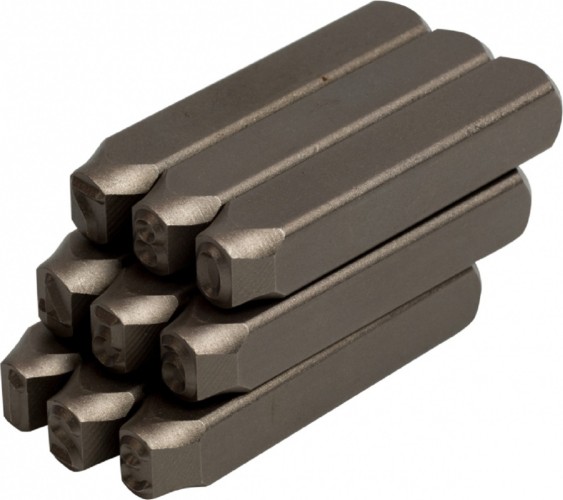 Набор ударных клейм KING TONY 11409SQ06 6 мм, цифры, 9 предметов - изображение 2