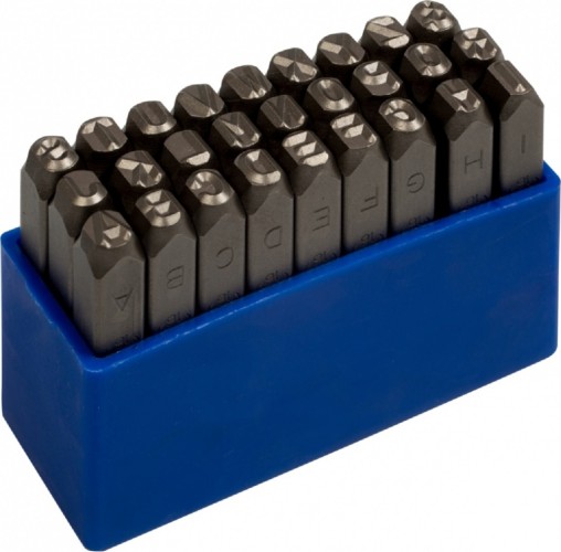 Набор ударных клейм KING TONY 11427SQ06 6 мм, буквы-латиница, 27 предметов