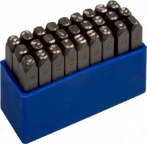 Набор ударных клейм KING TONY 11427SQ03 3 мм, буквы-латиница, 27 пр.