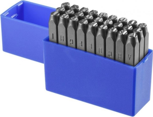 Набор ударных клейм ЗУБР PROFI буквенные латинские, шрифт 5мм 21505-05_z01