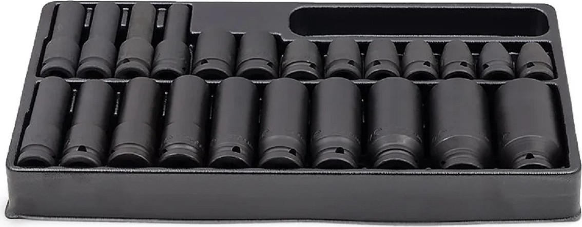 Набор ударных торцевых головок 1/2" HANS TT-60 ложемент (10-32 мм) 23 предмета