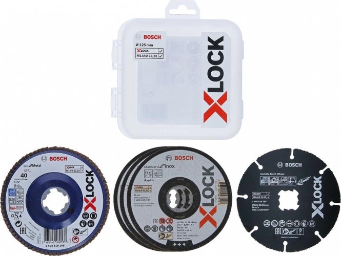 Набор X-LOCK  BOSCH 125 мм 5 предметов 2608619374