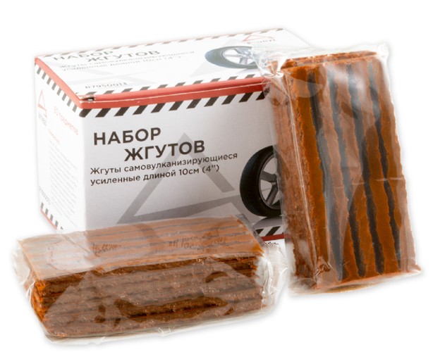 Набор жгутов усиленных ремонта бескамерных шин ARNEZI R7950013  L 10, 60 шт