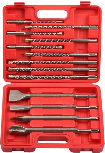 Набор зубил и буров SDS-plus ЗУБР ПРОФЕССИОНАЛ "Буран" 13 шт, 29360-H13_z01  29360-H13_z01