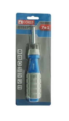 Наборная отвертка СОЮЗ 1040-09-S7C 7 в 1 - изображение 5