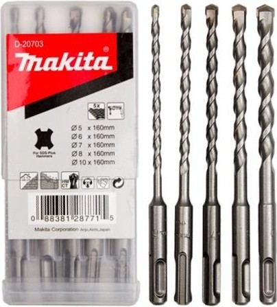 Наборы буров SDS-plus MAKITA 5 предметов D-20703 D-20703
