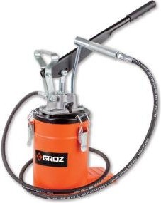 Нагнетатель смазки GROZ VGP-3A-RF ручной с ножной опорой емкость 3 кг GR44277 GR44277