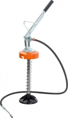 Нагнетатель смазки Petropump PP210014 ручной емкостью 16 кг с тележкой, 150 бар, эконом - изображение 5