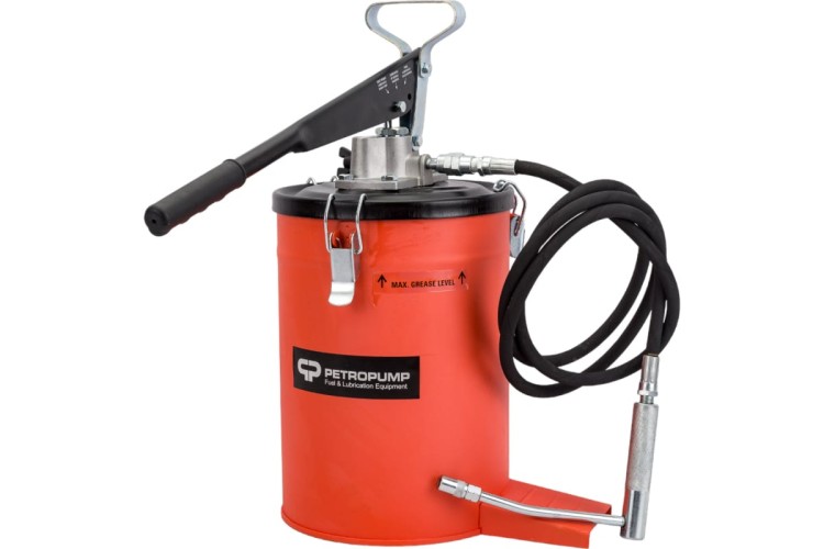 Нагнетатель смазки Petropump PP210023 ручной емкостью 10 кг, 275 бар