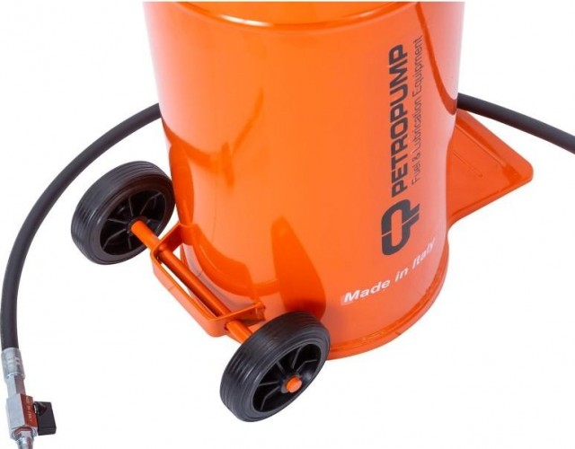Нагнетатель смазки Petropump PP210014 ручной емкостью 16 кг с тележкой, 150 бар, эконом - изображение 2