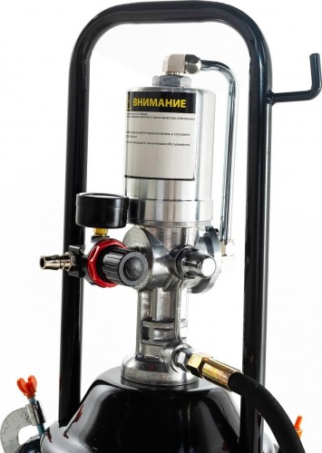 Нагнетатель смазки Unilube UG7500 пневматический (50:1) с емкостью 12 кг, шланг - изображение 3