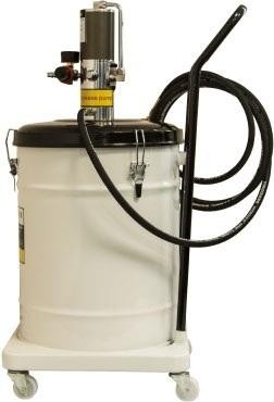 Нагнетатель смазки Unilube UG7540 пневматический (50:1) с емкостью 40 кг, шланг - изображение 3