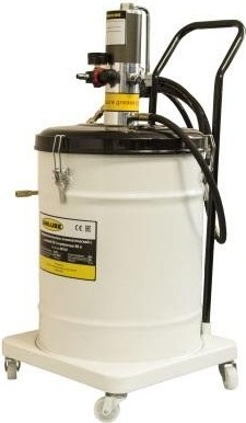 Нагнетатель смазки Unilube UG7540 пневматический (50:1) с емкостью 40 кг, шланг - изображение 2