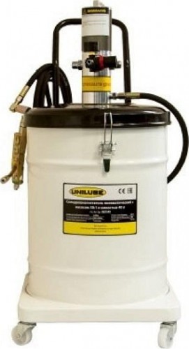 Нагнетатель смазки Unilube UG7540 пневматический (50:1) с емкостью 40 кг, шланг