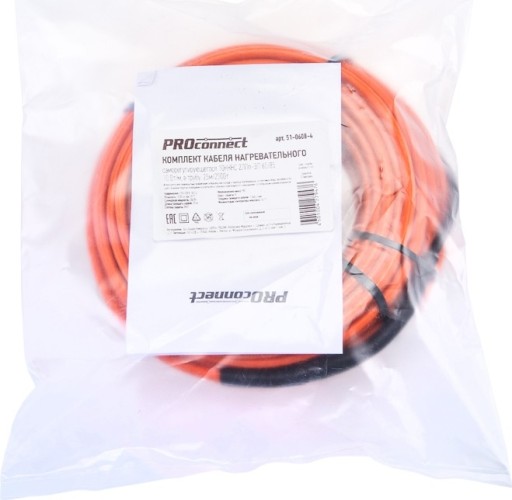 Нагревательный кабель Proconnect 51-0608-4 саморегулирующийся пищевой, 25 м - изображение 3