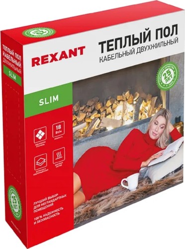 Нагревательный кабель REXANT 51-0509-3 Slim (тонкий rnb-145-2600 (под плитку) - изображение 4