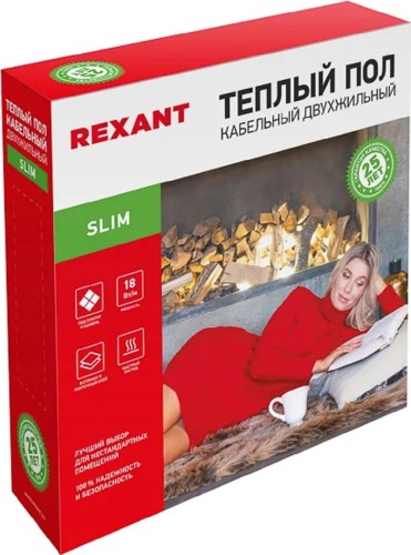 Нагревательный кабель REXANT 51-0508-3 Slim (тонкий rnb-128-2300 (под плитку) - изображение 3