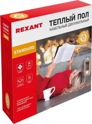Нагревательный кабель REXANT 51-0523-3 Standard rnd-180-2700 (в стяжку) - изображение 3