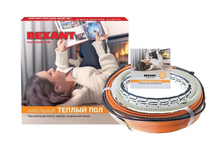 Нагревательный кабель REXANT Standard RND -140-2100 (в стяжку) двухжильный 51-0521-3