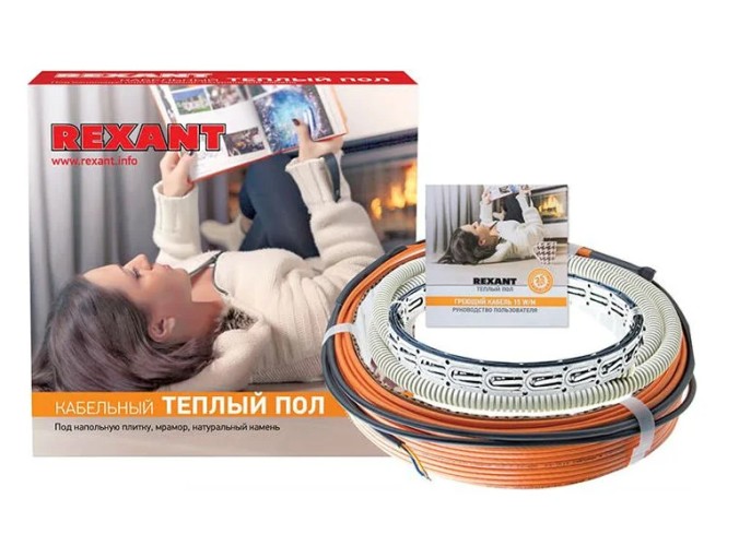 Нагревательный кабель REXANT Standard RND -60-900 (в стяжку) двухжильный 51-0517-3