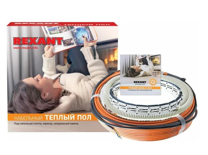 Нагревательный кабель REXANT Standard RND -10-150 (в стяжку) двухжильный 51-0512-3