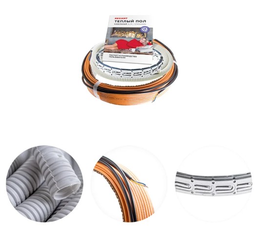 Нагревательный кабель REXANT Standard RND -30-450 (в стяжку) двухжильный 51-0514-3 - изображение 2