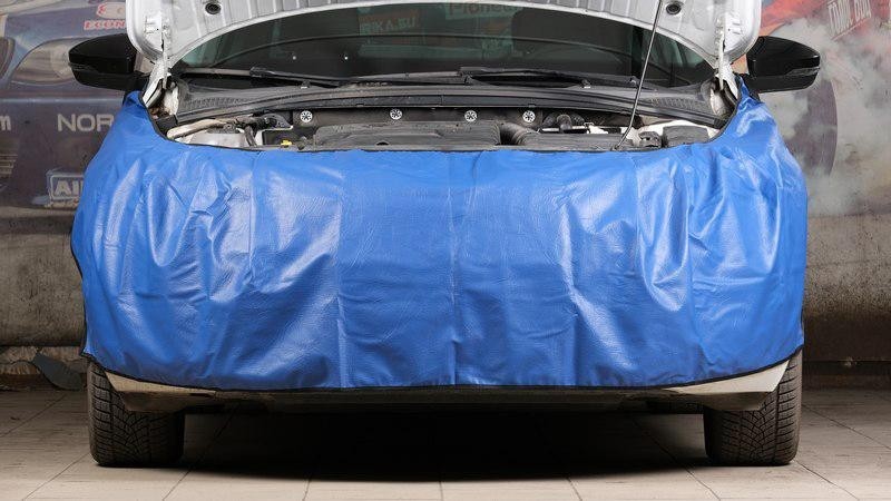 Накидка защитная NORDBERG NN2 Крыло-Бампер-Крыло (легковая) (синяя) ЦБ-00007693