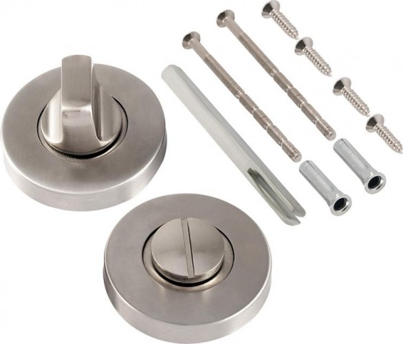 Накладка дверная НОРА-М НФ-ПП на цилин.для противопожар.двер."Нержавеющая сталь" 18787 - изображение 2