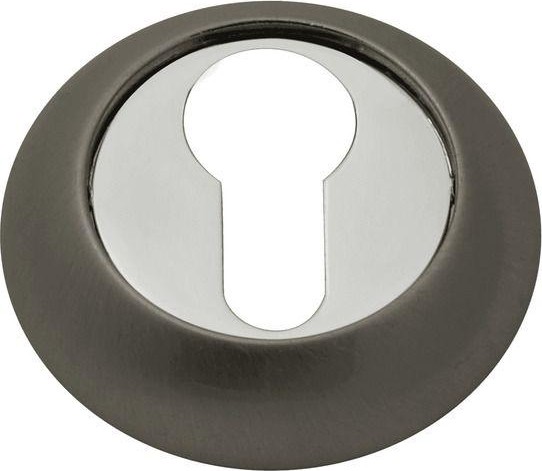 Накладка дверная НОРА-М НК-A на цилиндр "Графит" 16395