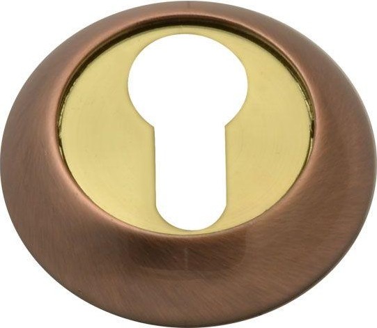 Накладка дверная НОРА-М НК-A на цилиндр "Старая медь" 7960