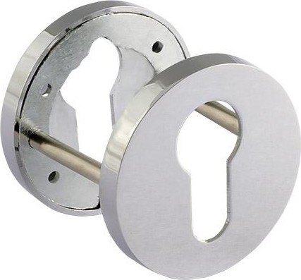 Накладка дверная НОРА-М НК-A Slim на цилиндр "Хром" 18653