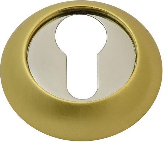 Накладка дверная НОРА-М НК-A на цилиндр "Матовое золото" 7643