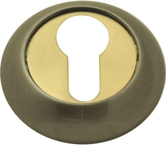 Накладка дверная НОРА-М НК-A на цилиндр "Старая бронза" 7968