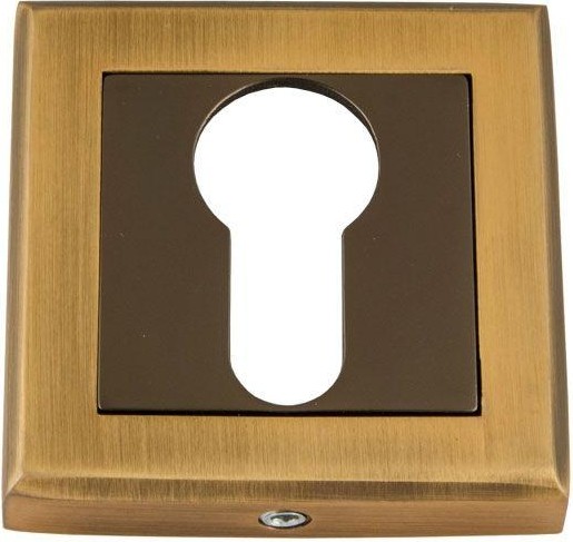 Накладка дверная НОРА-М НК-К на цилиндр "Матовый кофе" 15942