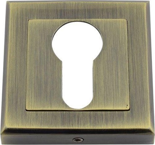 Накладка дверная НОРА-М НК-К на цилиндр "Старая бронза" 15497