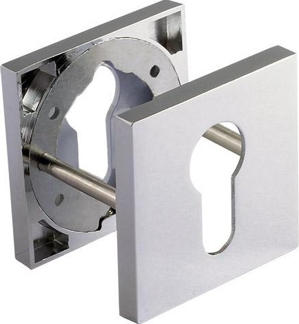 Накладка дверная НОРА-М НК-К Slim на цилиндр "Хром" 18643