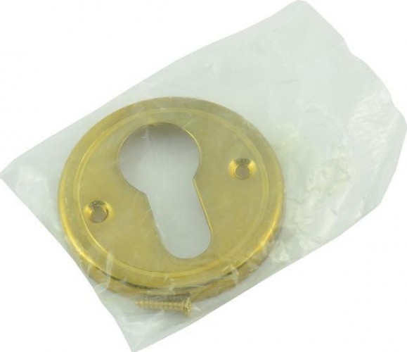 Накладка дверная НОРА-М под цилиндр "Хром" 15264