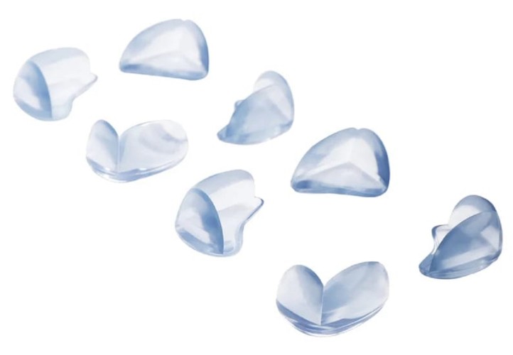 Накладки-протекторы для мебели Halsa HLS-S-103 треугольные прозрачные 24x34x19мм 8 шт - изображение 2