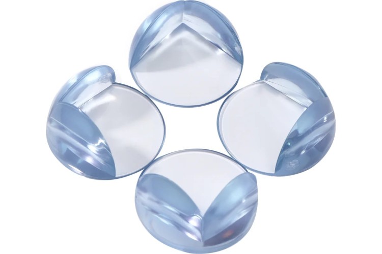 Накладки-протекторы для мебели Halsa HLS-S-102  круглые прозрачные 43x43x24мм 4 шт HLS-S-102