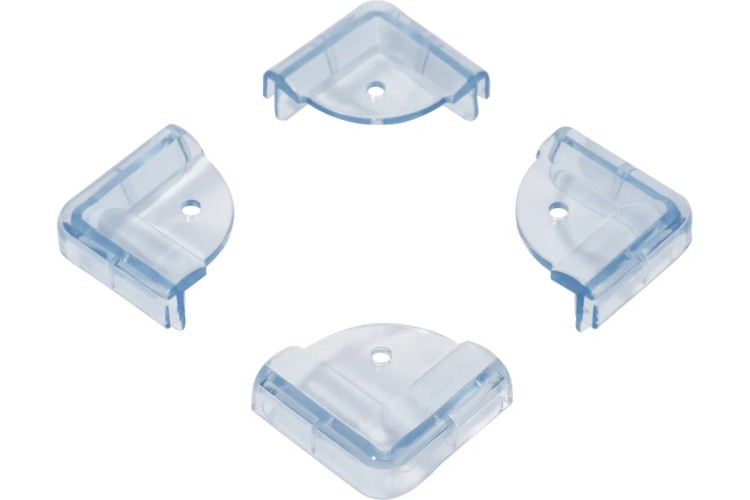 Накладки-протекторы для мебели Halsa HLS-S-101 треугольные прозрачные 42,7х42,7х19,5 мм 4 шт - изображение 2