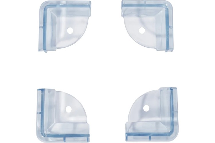 Накладки-протекторы для мебели Halsa HLS-S-101 треугольные прозрачные 42,7х42,7х19,5 мм 4 шт