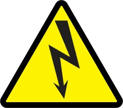 Наклейка IEK YPC "Молния" 160х160х160  YPC30-MOLNI-6-100