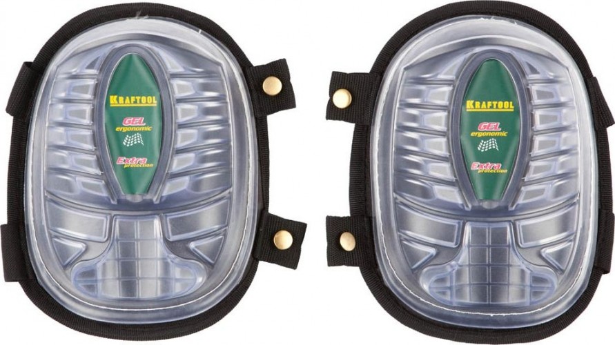 Наколенники KRAFTOOL EXPERT с гелевым наполнителем и эргономичной пластиковой  11510