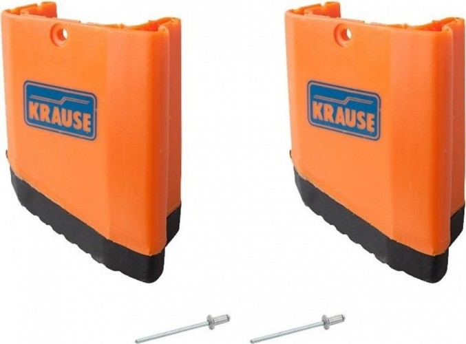Наконечник боковины телескопической лестницы KRAUSE MONTO TeleMatic 212450 правый, оранжевый 212450